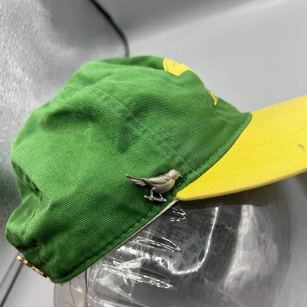 John Deere Hat Youth Green Yellow‎ Snap Back Cap with Pins